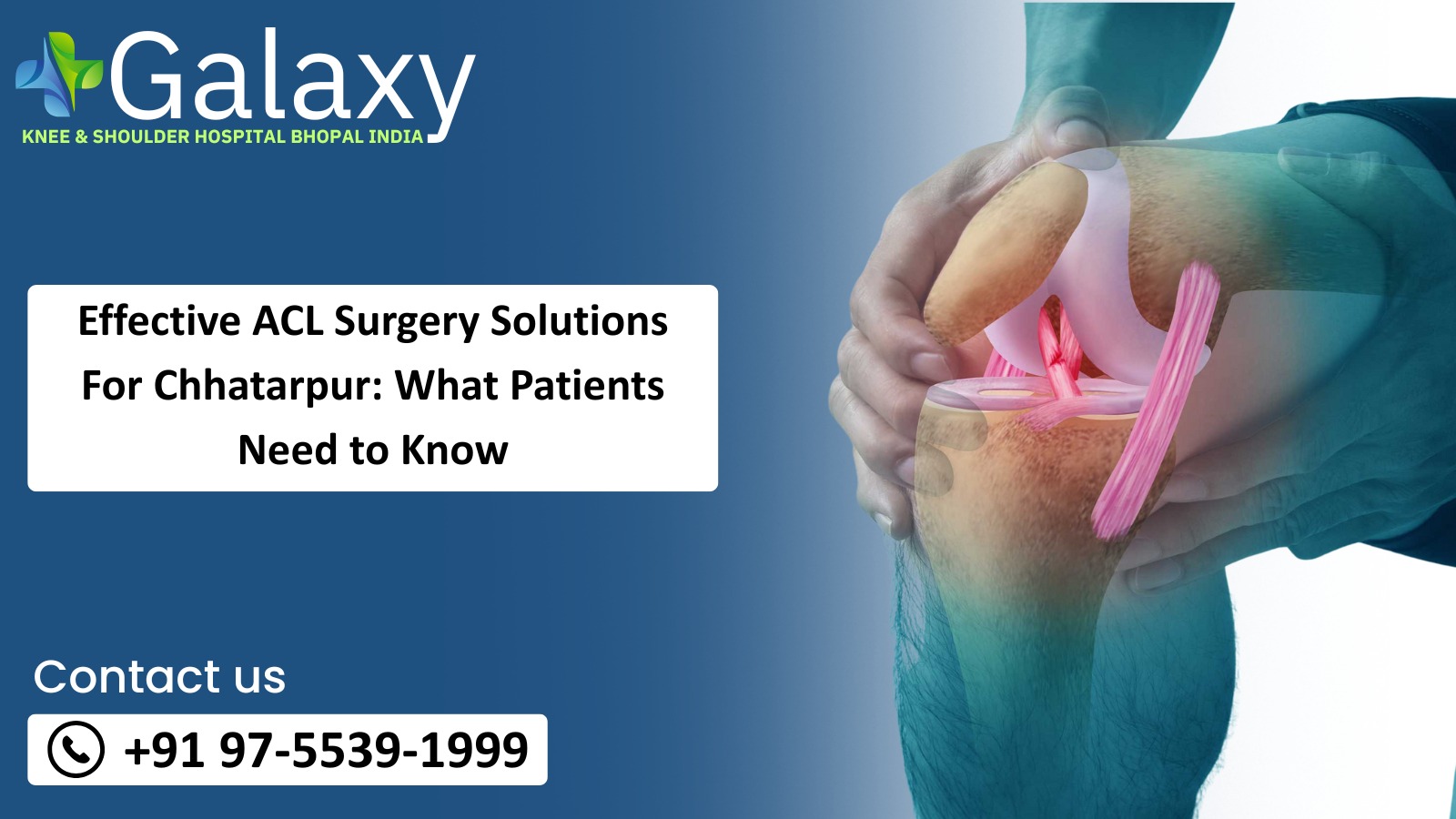 Effective ACL Surgery Solutions for Chhatarpur: What Patients Need to Know